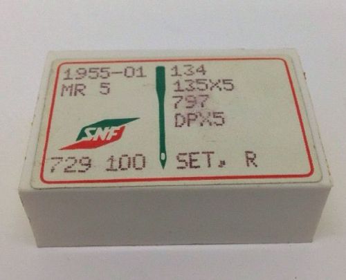 SNF Singer 100 Industrial Sewing Machine Needles 134 135x5 797 DPx5 1955 MR5
