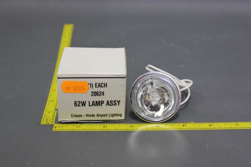 NEW CROUSE HINDS AIRPORT LIGHTING 62W LAMP ASSEMBLY 20624 (S3-2-104A)