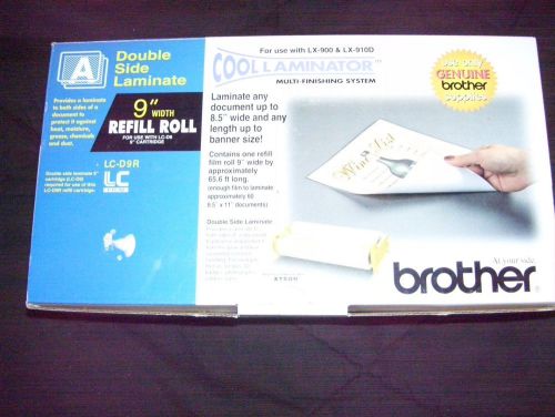 BROTHER LC-D9R DOUBLE SIDED 9&#034; LAMINATE CARTRIDGE WITH FILM NEW!! Fast Ship!!