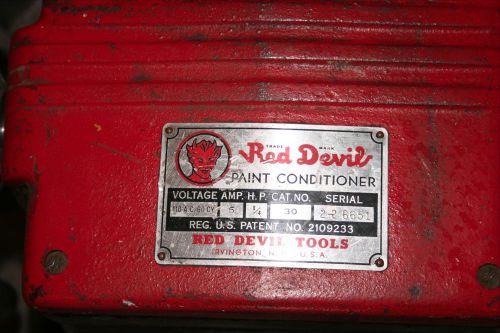 Red devil paint conditioner shaker mixer great shape for sale