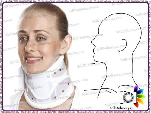 Tynor cervical collar hard adjustable sizes available : small / medium / large for sale