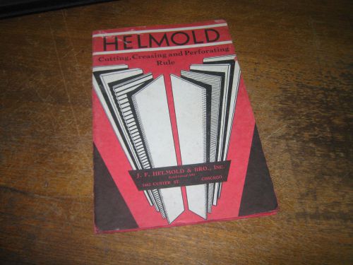 HELMOND Cutting/Creasing/Perforating Rule Catalog