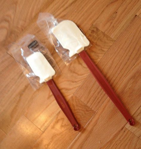 Rubbermaid 9.5&#034; and 13.5&#034; Commercial High Heat Scrapers Spatulas 1962 and 1963