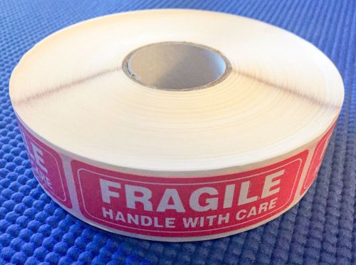 1000 1 x 3 FRAGILE Shipping Labels; US Only