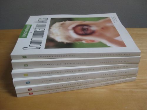 6 COMMUNICATIVE ARTS ANNUALS MAGAZINE CATALOG BACK ISSUES 2002 2003 DESIGN