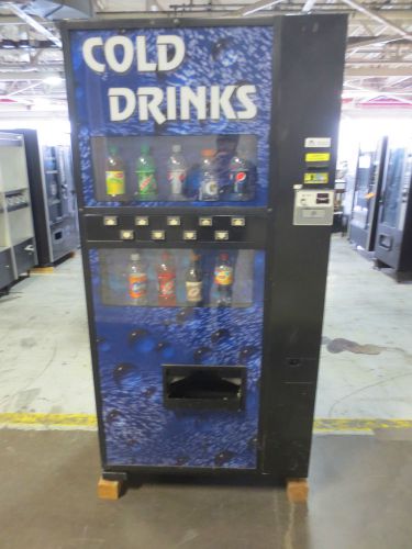 Dixie narco 501e soda machine ~ 9 selections ~ cans &amp; bottles ~ live display #36 for sale