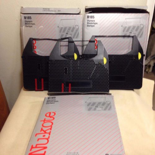 Lot of 3 boxes~nukote b185 olympia mastertype startype - black correctable film for sale