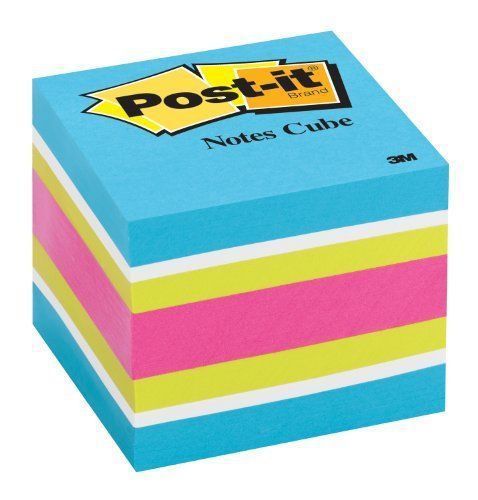 Lot of 8 3m post-it note mini cubes appx 400 sheets per cube! 2x2 memo pad for sale