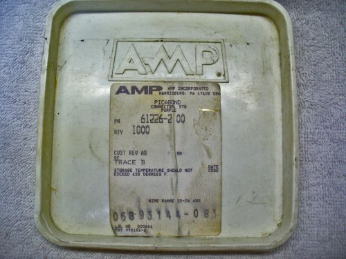 Tub about 1000 New AMP-Purple Picabond Connectors 22-26 AWG Range Model 61226-2