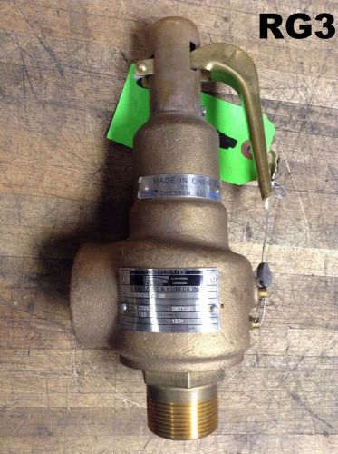 Consolidated dresser 1543g 21 br safety relief valve 1.25&#034; x 1.5&#034; npt bronze for sale