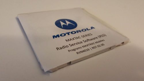 Motorola Radio Service Software RSS MAXTRAC Mobile RVN4019 R07.02.00