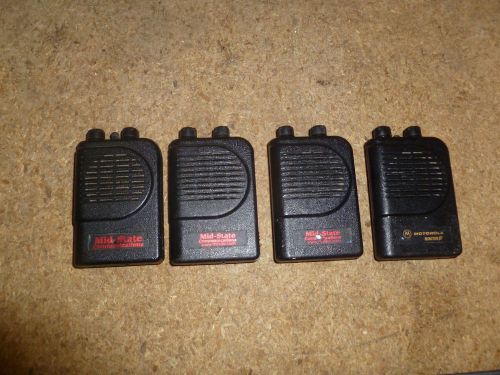 Lot of FOUR Working Motorola Minitor III 155.05 MHz VHF Fire EMS Pagers