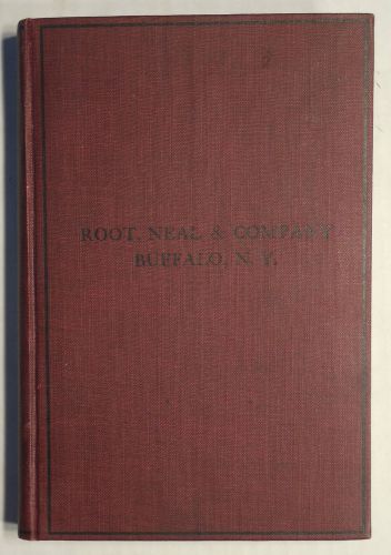 Antique root neal co buffalo ny plumbing valves fittings supply book catalog nr for sale