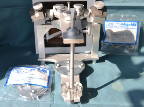 Whipmix 8500 Dental Articulator Whip Mix Articulator with Mounts, Box &amp; Manual