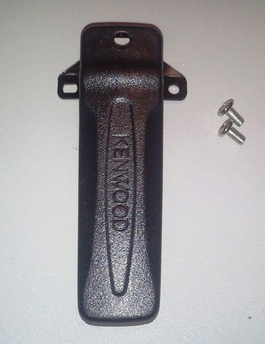 New oem kenwood kbh-10 spring action belt clip - us seller/ fast free shipping!! for sale