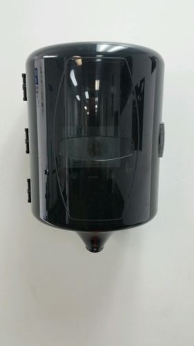 GymWipes Contemporary Wall Dispenser, Smoke Gray