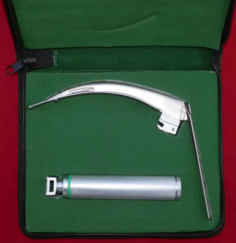 McCoy Fiber Optic Laryngoscope Set W/Flex Tip Blade # 5, Great Discount!