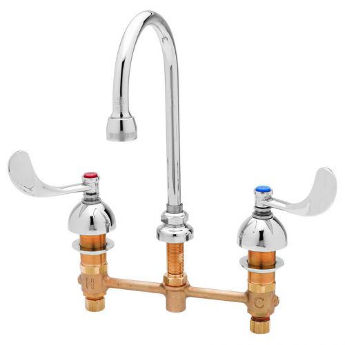 T&amp;S B-2866-01 EasyInstall Medical Lavatory Faucet with 8 3/4&#034; swivel gooseneck