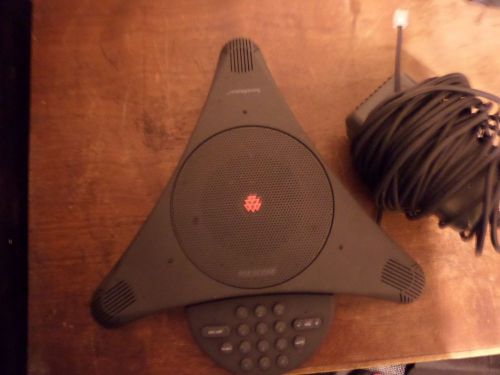 Polycom SoundStation Conference Phone with AC Adapter WORKS