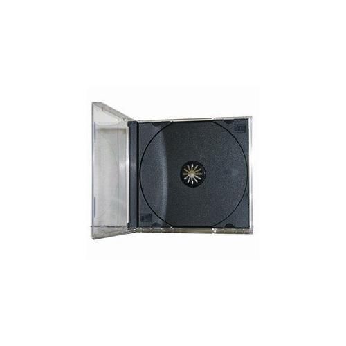 25 Standard CD Jewel Case - Assembled - Black New