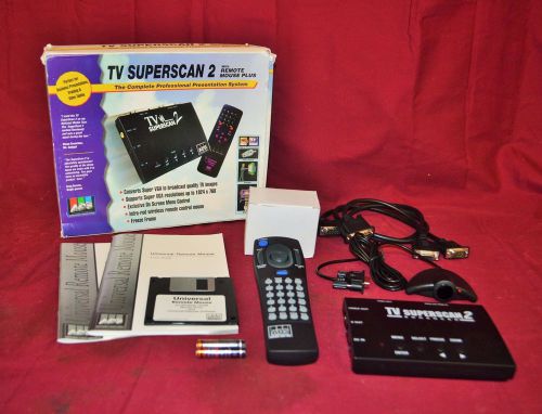 ADS TV Superscan 2 Scan Converter w/ Remote Mouse Plus Presentation System &amp;R