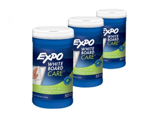 EXPO White Board Care Cleaning Wipes (50 Wipes 8.0&#034; x 5.5&#034;) NEW
