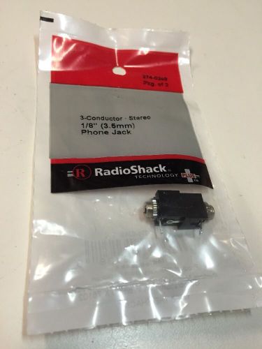 3-Conductor • Stereo 1/8&#034; (3.5mm) Phone Jack #274-0249 By RadioShack