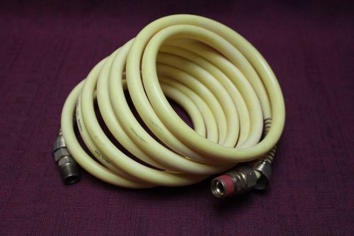 FREELIN-WADE GN38-12A Coiled Air Hose, 3/8 In ID x 12 Ft, Nylon Yellow New