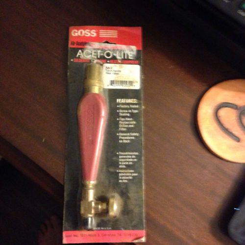 Goss Acetylene Torch Handle AA-3