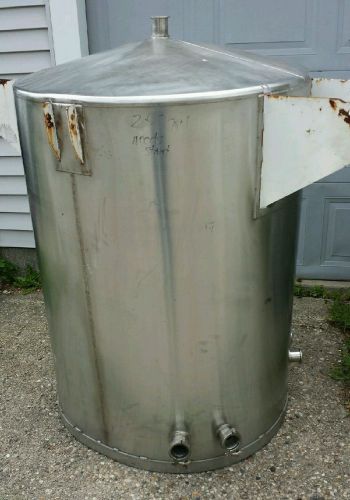 215 Gallon Stainless Steel Tank 4-4.5mm Industrial Mixing Brewing Tank