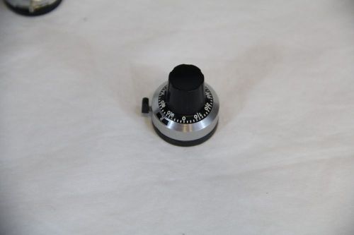 DuoDial Knob 1/4&#034; shaft for Multi Turn Potentiometers USED - With Lock