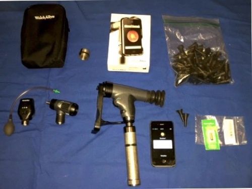 Welch Allyn Complete Panoptic diagnostic set with iExaminer adapter &amp; iPhone 4