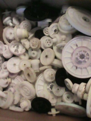 Lot of Plastic Printer Gears - 5 Pounds - E-Waste Recycle - Repurpose
