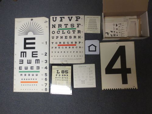 Visual Acuity Cards: Including Snellen, Feinbloom, Near, LEA, OVER 25 cards!!!!!