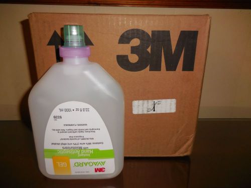 3M Avagard Instant Hand Antiseptic Moisturizers Gel Refill 33.8oz Case of 5