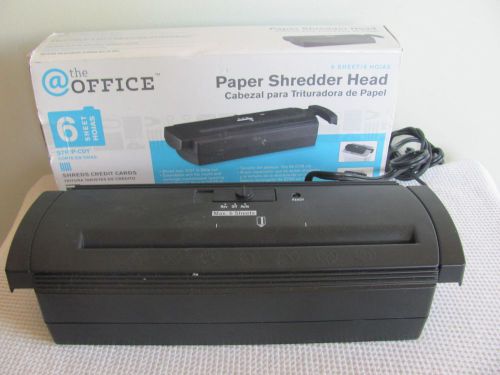 @ The Office Paper Shredder Head 6 Sheets Cabezal Para Trituradora De Papel