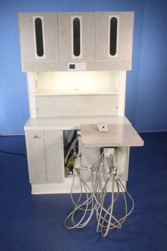 Adec 5580 rear dental delivery cabinet w/ 4631 deliver unit &amp; warranty for sale