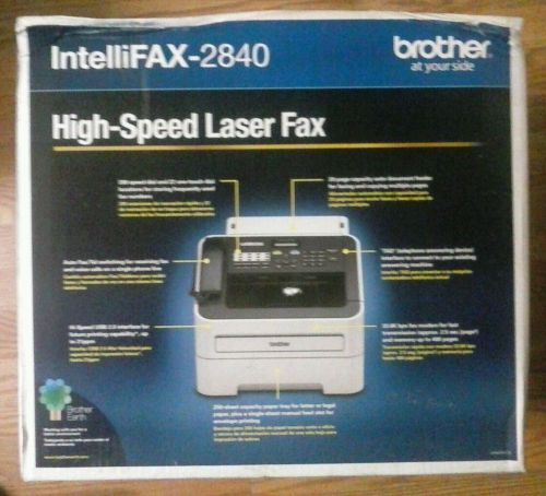 Brother FAX 2840 New sealed IntelliFax-2840 High-Speed Laser FAX Machine