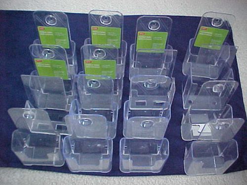 Lot of 16 Brochure Holder 4 3/8 in X 3 1/4 mostly Wall Mountable Staples®