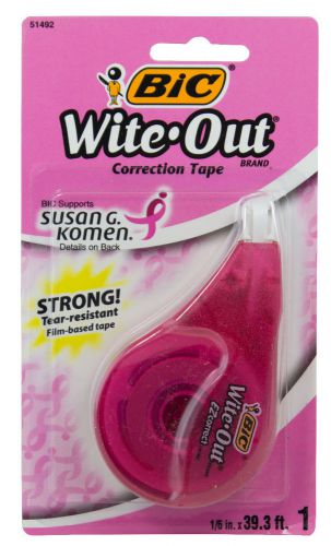 Bic Wite-Out EZ Correction Tape - Pink Dispenser