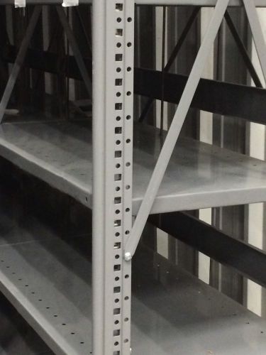 Used republic steel shelving 36&#034; x 18&#034; x 7&#039;, chicago for sale