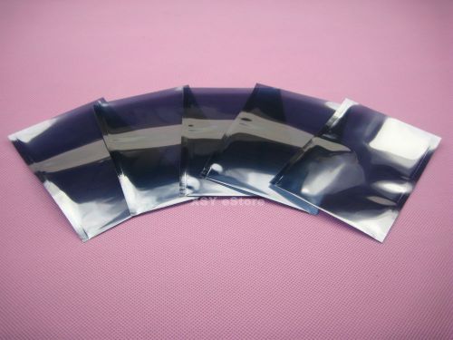 50 esd anti static shielding bags 1.5&#034; x 3&#034;_40 x 80mm flat open top for sale