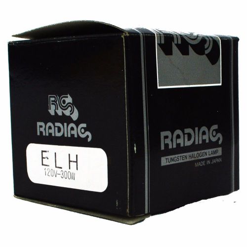 Radias ELH Projector Lamp Bulb Light 120V 300W 120 Volts 300 Watts Tungsten