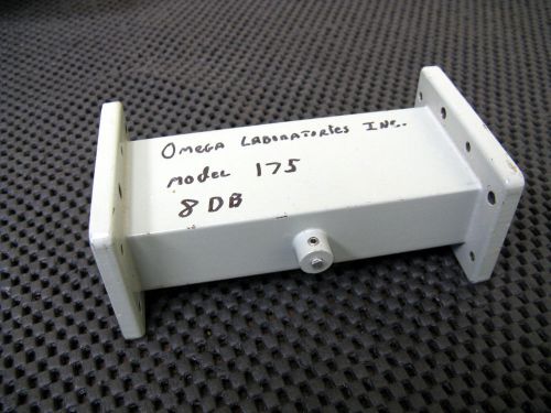 Omega Labiatories Inc WR159 8dB Attenuator Model 175     4.9 -7.05 GHz