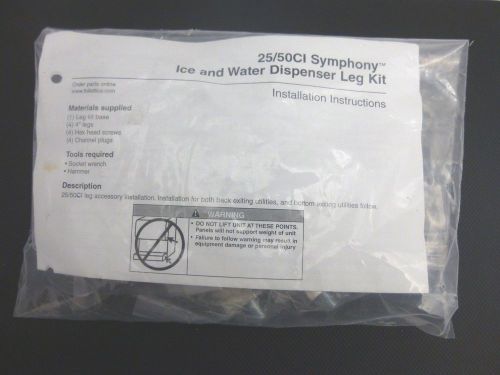 Follett 25/50CI Symphony Countertop Ice and Water Dispenser Leg Kit #00188417