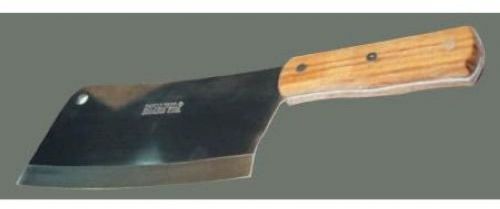 Winco Kitchen Heavy Duty Meat Cleaver Knife Wooden Handle Chinese 8&#034; Steel Blade