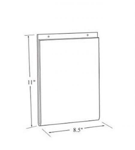 Azar 162714 Arylic Vertical Wall Mount Sign Holder, 34 CT Or Buy What You Need