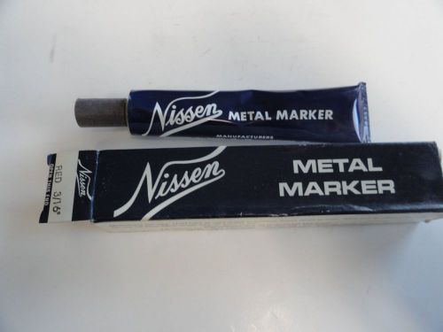 Nissen metal marker red 3/16&#034; for sale