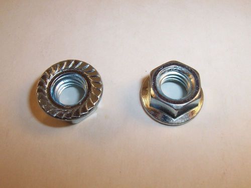 Spin Lock Nuts with Serrations - 3/8&#034;-16 USS