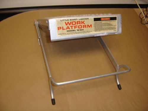 Model 10104 Aluminum Work Platform Ladder Accessory for Little Giant Ladders